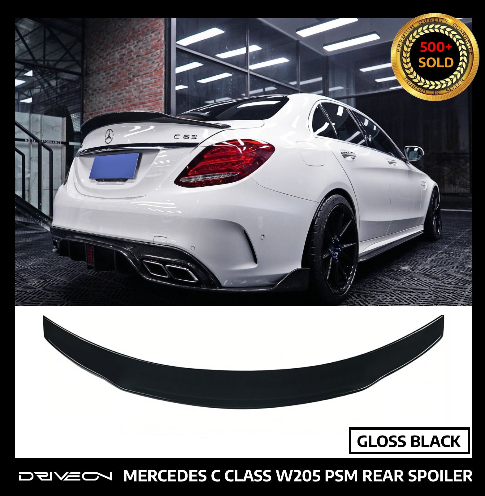 C-CLASS W205 PSM REAR SPOILER