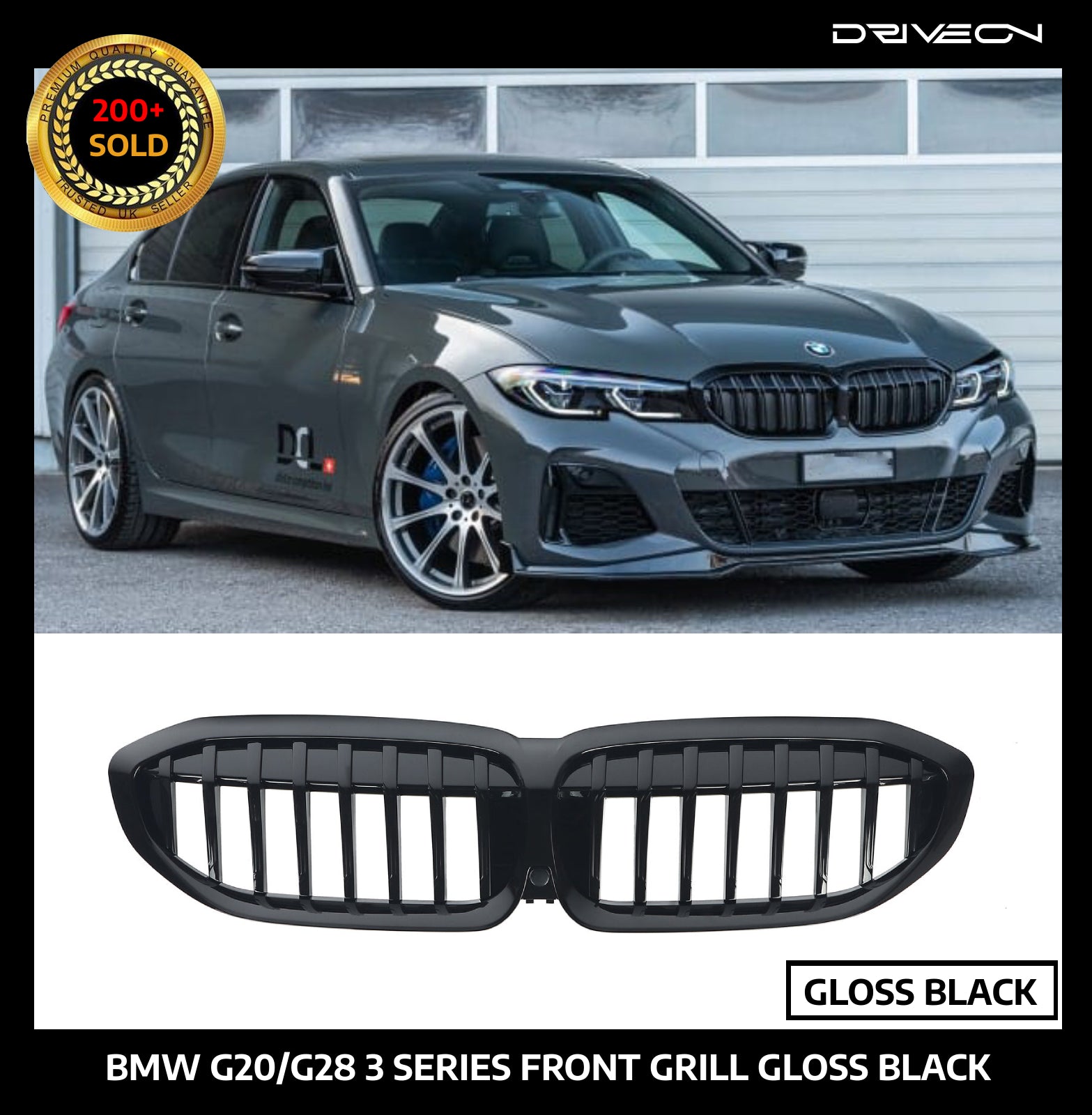 BMW 3 SERIES G20/G28 Front Grill Gloss Black