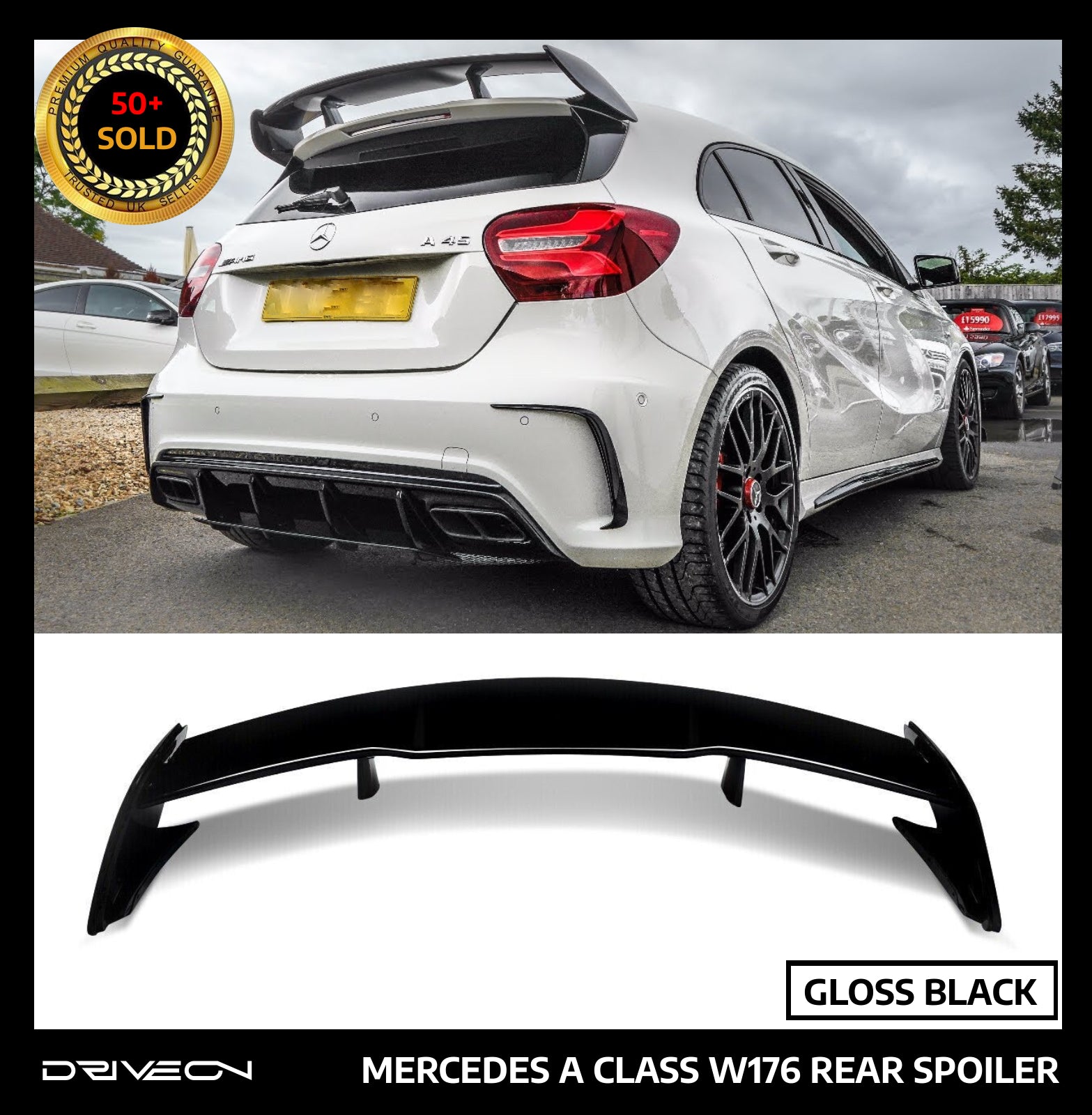 A-CLASS W176 ROOF SPOILER