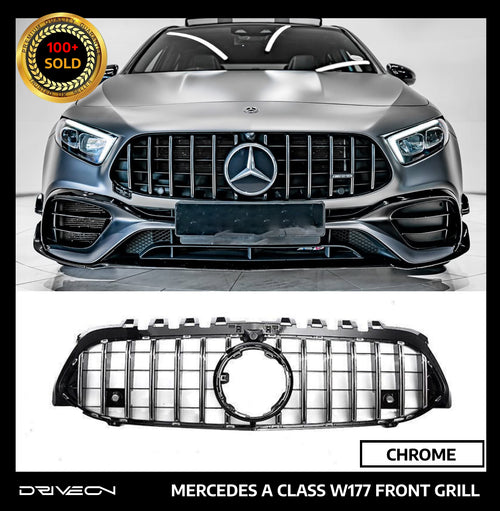 A-CLASS W177 FRONT GRILL CHROME