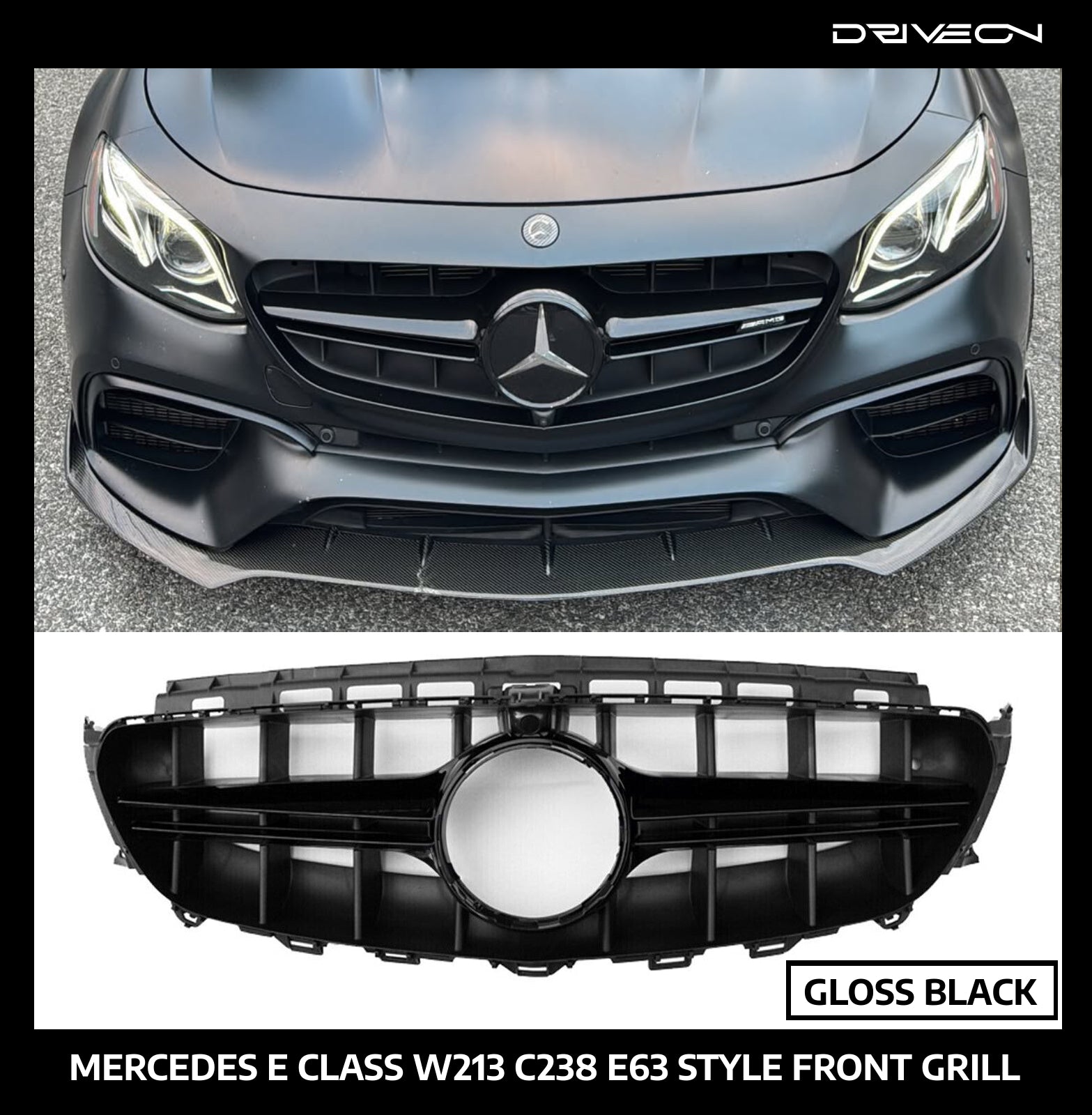 W213 FRONT GRILL E63 STYLE