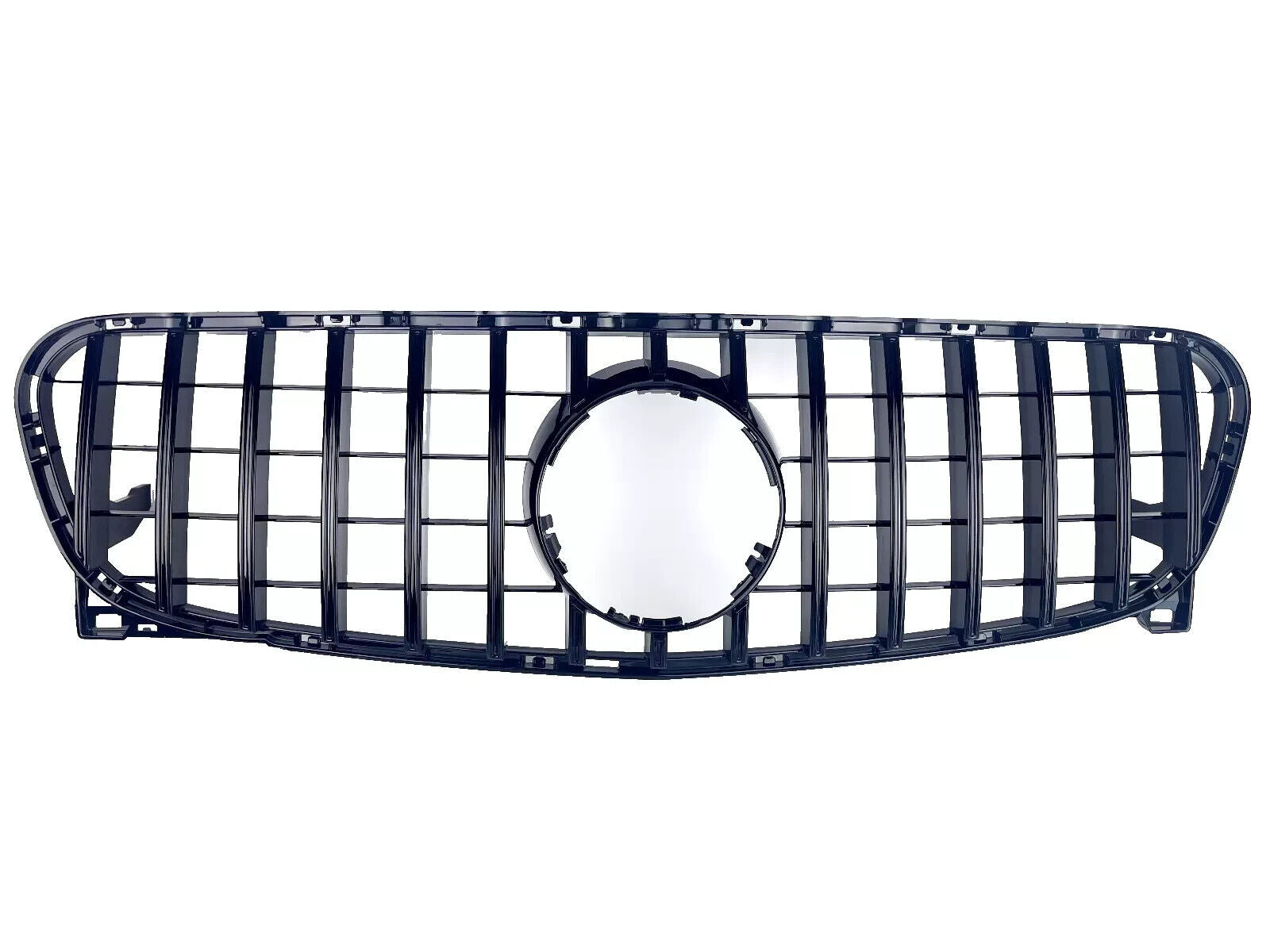 GLA W156 FRONT GRILL GLOSS BLACK