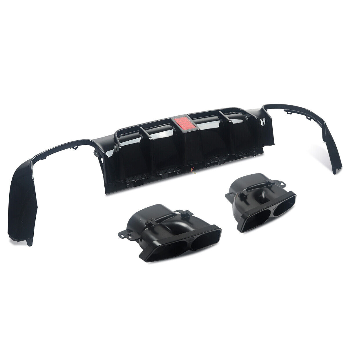 W213 REAR DIFFUSER W/ TAIL PIPES