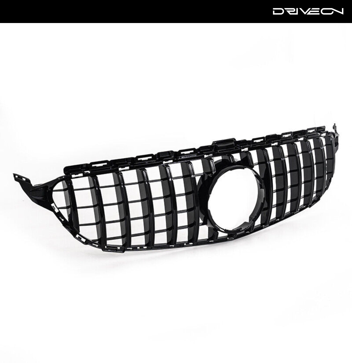 W205 FRONT GRILL GLOSS BLACK
