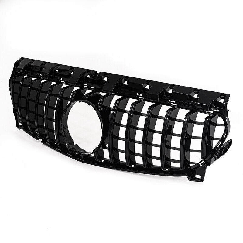 CLA W117 FRONT GRILL GLOSS BLACK