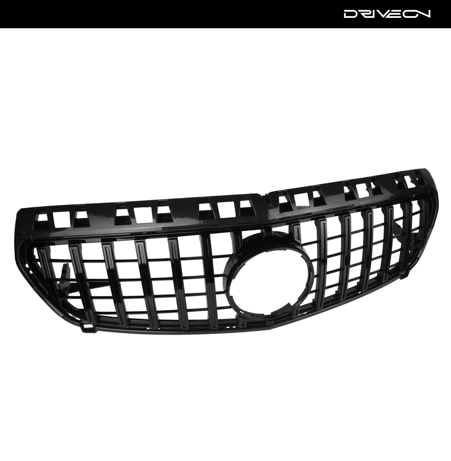 A-CLASS W176 FRONT GRILL GLOSS BLACK 13-15
